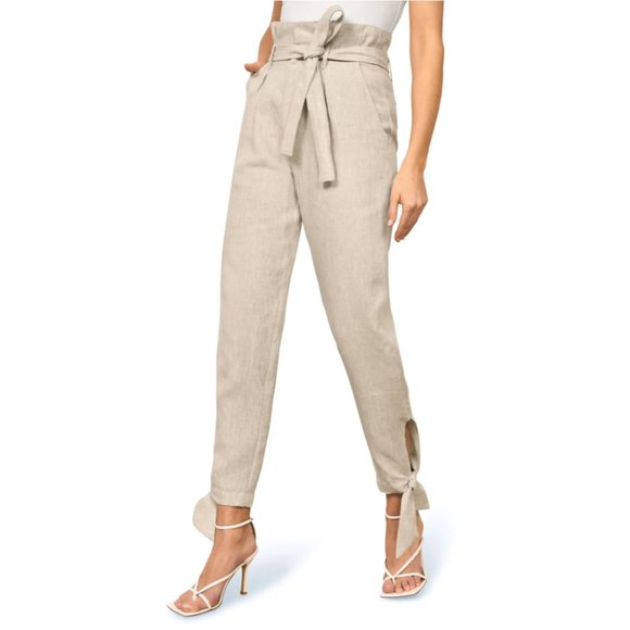 Reformation Pants - Reformation Paperbag Linen Pants - Size 4 NWT